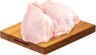 Muslo De Pollo Con Piel Fresco